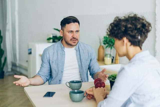 Designated Losing Partners accept fault for conflict in a relationship
